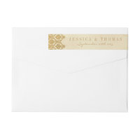 La collection Vintage Glam Gold Mariage damassé