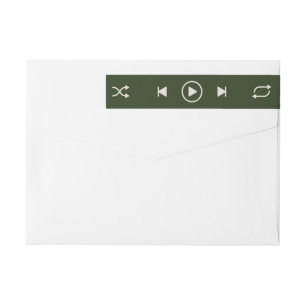 Bande Pour Adresse De Retour Lecteur de musique en streaming Vert