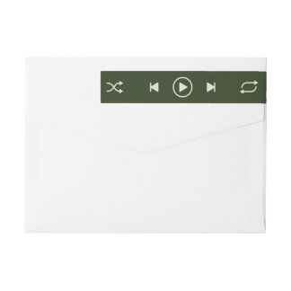 Bande Pour Adresse De Retour Lecteur de musique en streaming Vert