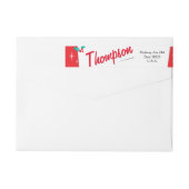 Bande Pour Adresse De Retour Magie de Noël (Dos)