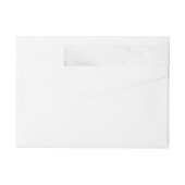 Bande Pour Adresse De Retour Marbre Blanc  (Dos)