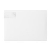 Bande Pour Adresse De Retour Marbre Blanc  (Devant)
