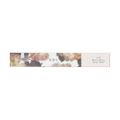 Bande Pour Adresse De Retour Mariage floral moderne romantique (Individuel)