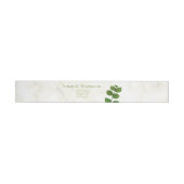 Bande Pour Adresse De Retour Mariage Green Chic (Individuel)