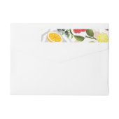 Bande Pour Adresse De Retour Mixed Fruits 5 (Dos)