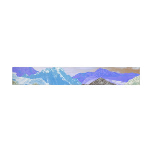 Bande Pour Adresse De Retour Montagnes (montage photo) 2