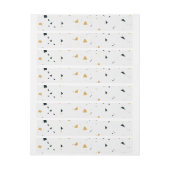 BANDE POUR ADRESSE DE RETOUR MOTIF 1 (Feuille)