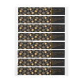 Bande Pour Adresse De Retour Motif de nid d'abeille (Feuille)