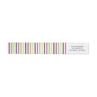 Motif de rayures vives et colorées