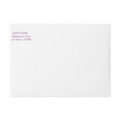 Bande Pour Adresse De Retour Motif d'oeuf de pâques (Devant)