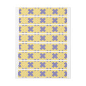 Bande Pour Adresse De Retour Motif géométrique 18 (Feuille)