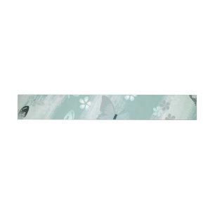 Bande Pour Adresse De Retour Motif papillon 9