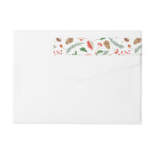 Bande Pour Adresse De Retour Noël (Dos)