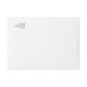 Bande Pour Adresse De Retour Noël Parties scintillant argent (Devant)