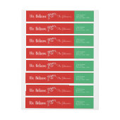 Bande Pour Adresse De Retour Nous croyons 100% (Feuille)