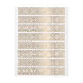 Bande Pour Adresse De Retour Ornements de luxe 7 (Feuille)