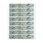 Bande Pour Adresse De Retour Paperwhite Narcissus Fleurs blanches délicates (Feuille)