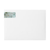 Bande Pour Adresse De Retour Paperwhite Narcissus Fleurs blanches délicates (Devant)