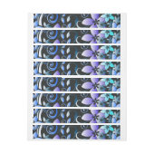 Bande Pour Adresse De Retour Papier mural 6 (Feuille)