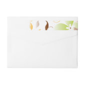 Bande Pour Adresse De Retour Papier mural à fleurs 5 (Dos)