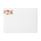 Bande Pour Adresse De Retour Papier mural à fleurs 5 (Devant)