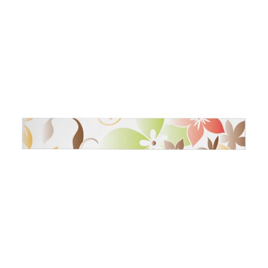 Bande Pour Adresse De Retour Papier mural à fleurs 5 (Individuel)
