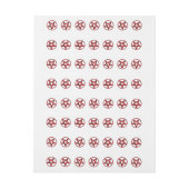 Bande Pour Adresse De Retour Pentagram Red Devil (Feuille)