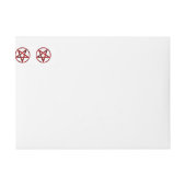 Bande Pour Adresse De Retour Pentagram Red Devil (Devant)