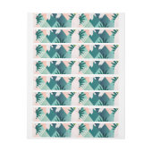 Bande Pour Adresse De Retour Perroquet sur Palm 1 (Feuille)