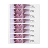 Bande Pour Adresse De Retour Photo du Mariage Rose violet (Feuille)
