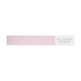 Bande Pour Adresse De Retour Pinstruits simples roses