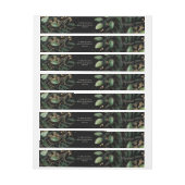 Bande Pour Adresse De Retour PixDezines Aquarelle Rustique Verdure Eucalyptus (Feuille)