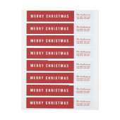 Bande Pour Adresse De Retour pois (Feuille)