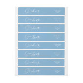 Bande Pour Adresse De Retour Poudre Bleu (Feuille)