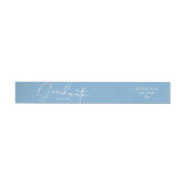 Bande Pour Adresse De Retour Poudre Bleu (Individuel)