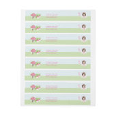 Bande Pour Adresse De Retour Princesse des Fées de Woodland (Feuille)