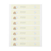 Bande Pour Adresse De Retour Princesse Unicorn (Feuille)