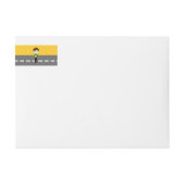 Bande Pour Adresse De Retour Race Car (Devant)