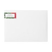 Bande Pour Adresse De Retour Rêve tropical (Devant)