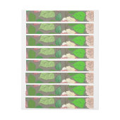 Bande Pour Adresse De Retour Rose 30 (Feuille)