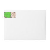 Bande Pour Adresse De Retour Rose 30 (Devant)