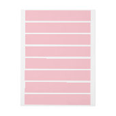Bande Pour Adresse De Retour rose couleur (Feuille)
