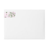 Bande Pour Adresse De Retour Roses aquarelle 24 (Devant)