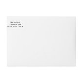 Bande Pour Adresse De Retour Royal Mail (Devant)