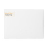 Bande Pour Adresse De Retour Salutations Du Texas (Devant)