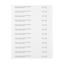 Script 24x do-it-yourself personnalisé Mince Maria