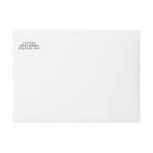 Bande Pour Adresse De Retour Script Enregistrer La Date Mariage Enrouler Autour (Devant)