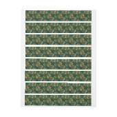 Bande Pour Adresse De Retour Seamless pattern with golden ferns (Feuille)