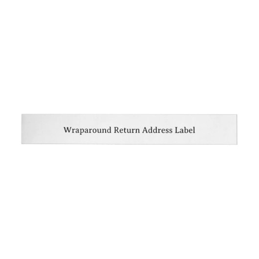 Bande Pour Adresse De Retour Simple Classique Professionnel (Individuel)