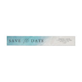 Bande Pour Adresse De Retour Summer Beach Wedding Enregistrer La Date Enveloppe (Individuel)